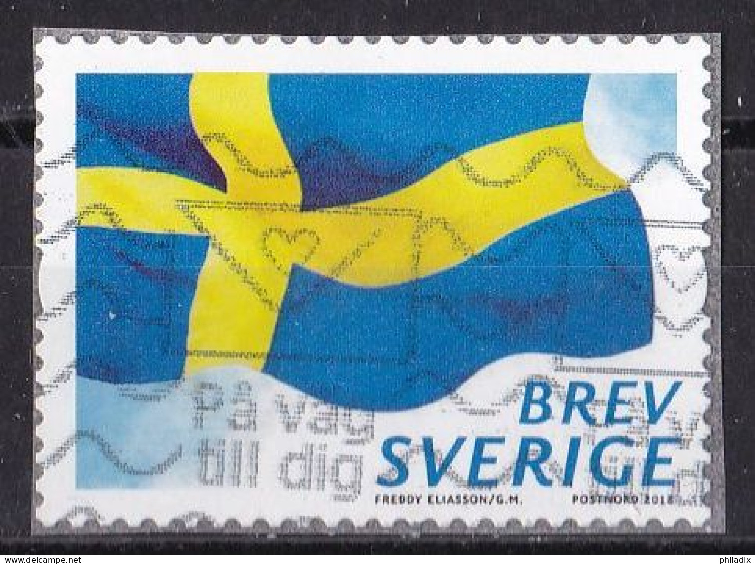 Schweden Marke Von 2018 O/used (A-3-29) - Gebraucht