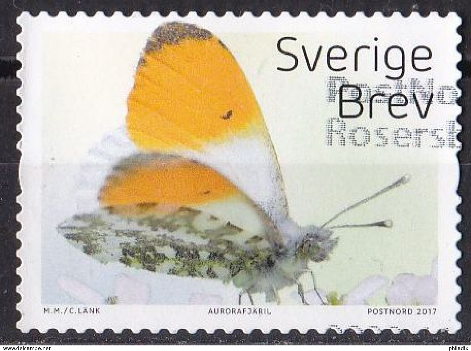 Schweden Marke Von 2017 O/used (A-3-29) - Gebraucht