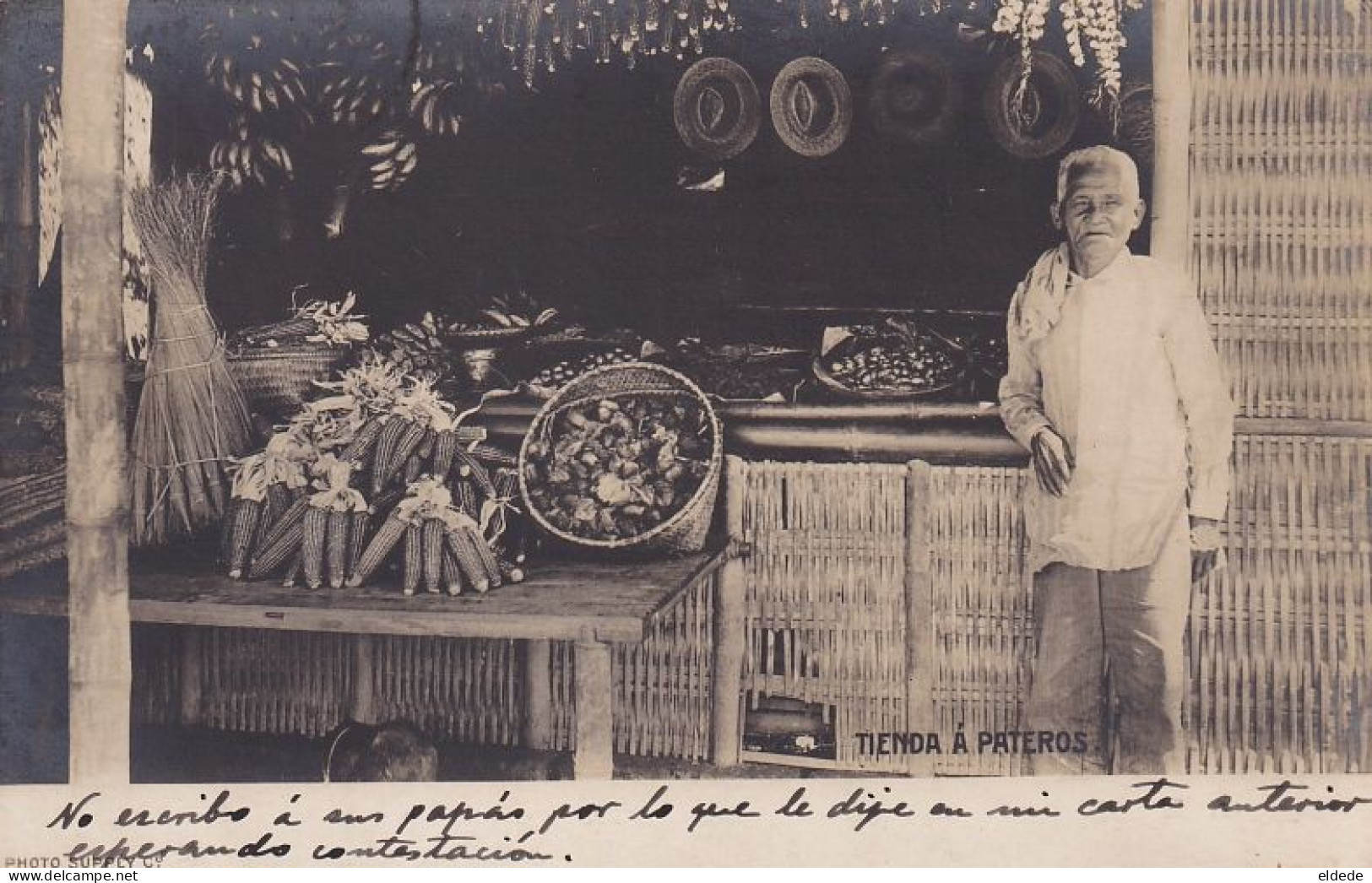 Real Photo Tienda A Pateros  Vegetable Vendor - Philippines