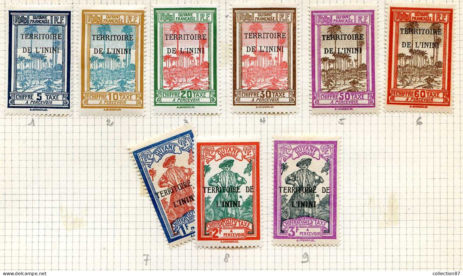 Réf 79 < ININI < Collection De 40 Valeurs * Neuf Ch. * MH * - Unused Stamps