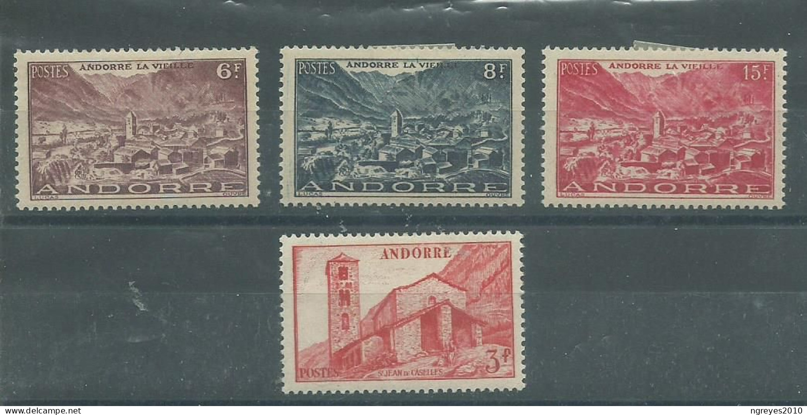 230045630  ANDORRA FRANCESA  YVERT  Nº120 +125 +127 +131  */MH - Unused Stamps