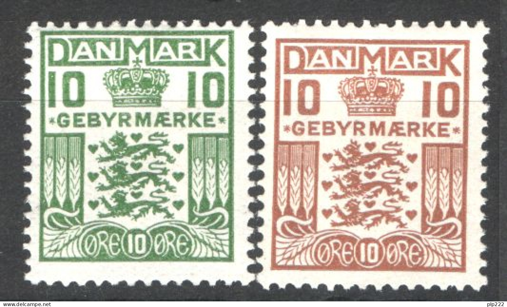 Danimarca 1926 Segnatasse Unif.20/21 */MH VF/F - Postage Due