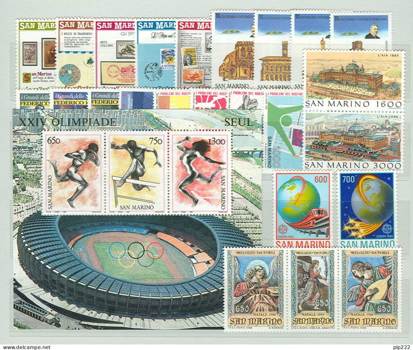 San Marino 1988 Annata Completa/Complete Year MNH/** - Komplette Jahrgänge