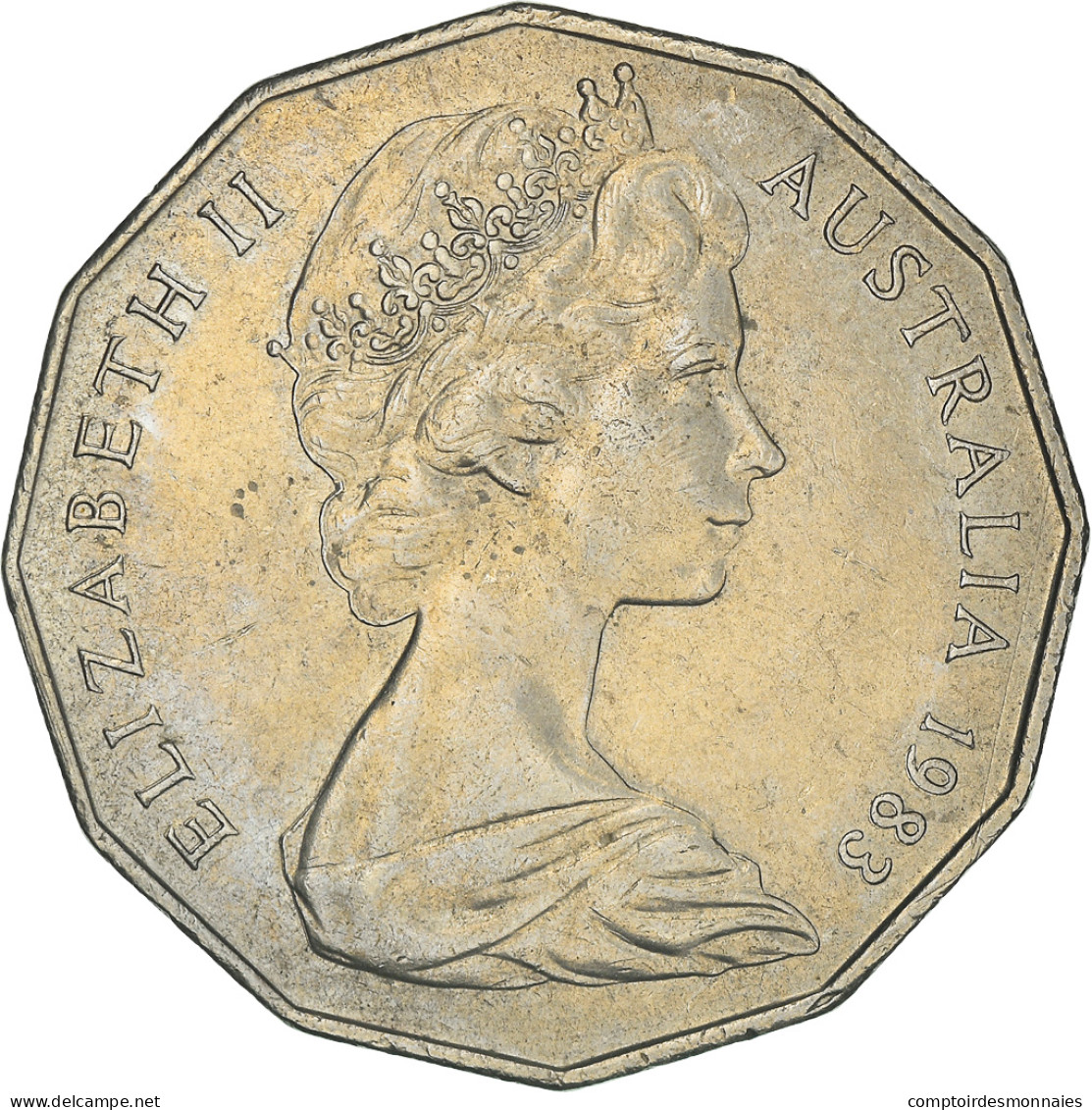 Monnaie, Australie, Elizabeth II, 50 Cents, 1983, TTB, Cupro-nickel, KM:68 - 50 Cents