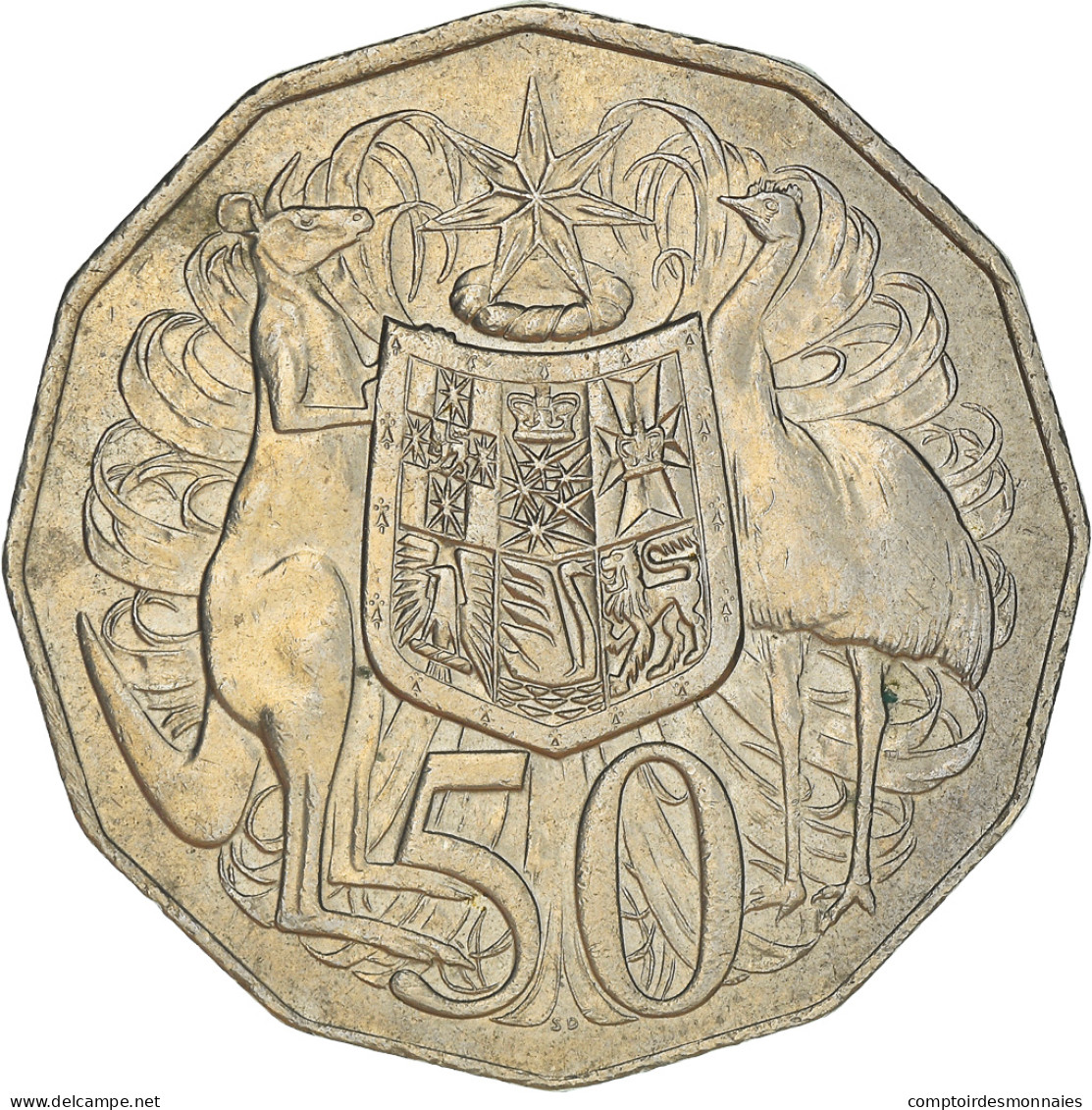 Monnaie, Australie, Elizabeth II, 50 Cents, 1983, TTB, Cupro-nickel, KM:68 - 50 Cents