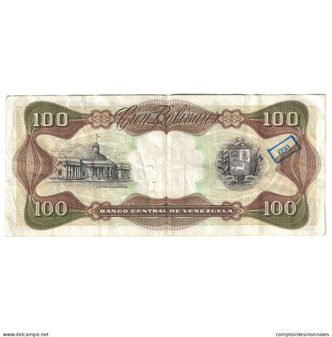 Billet, Venezuela, 100 Bolivares, 1981, 1981-09-01, KM:55g, TB+ - Venezuela