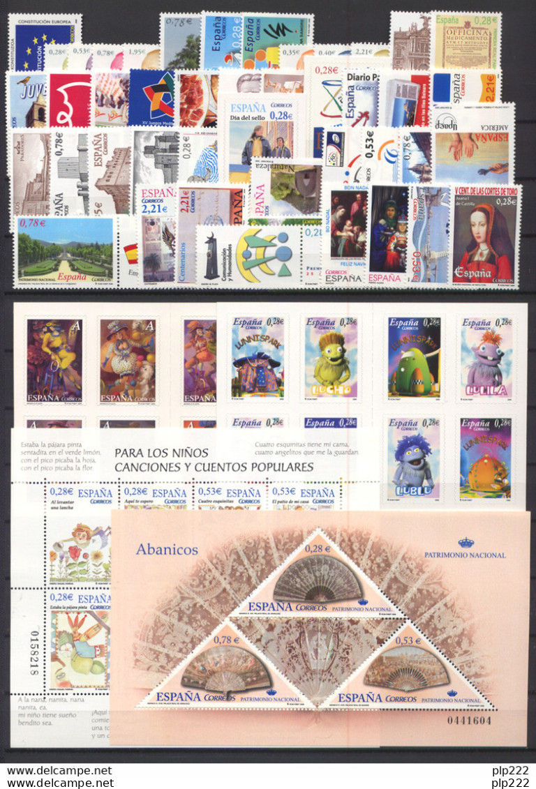 Spagna 2005 Annata Completa / Complete Year Set **/MNH VF - Años Completos