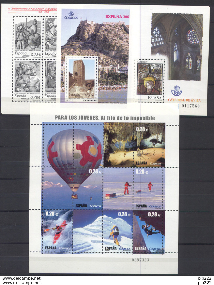 Spagna 2005 Annata Completa / Complete Year Set **/MNH VF - Años Completos