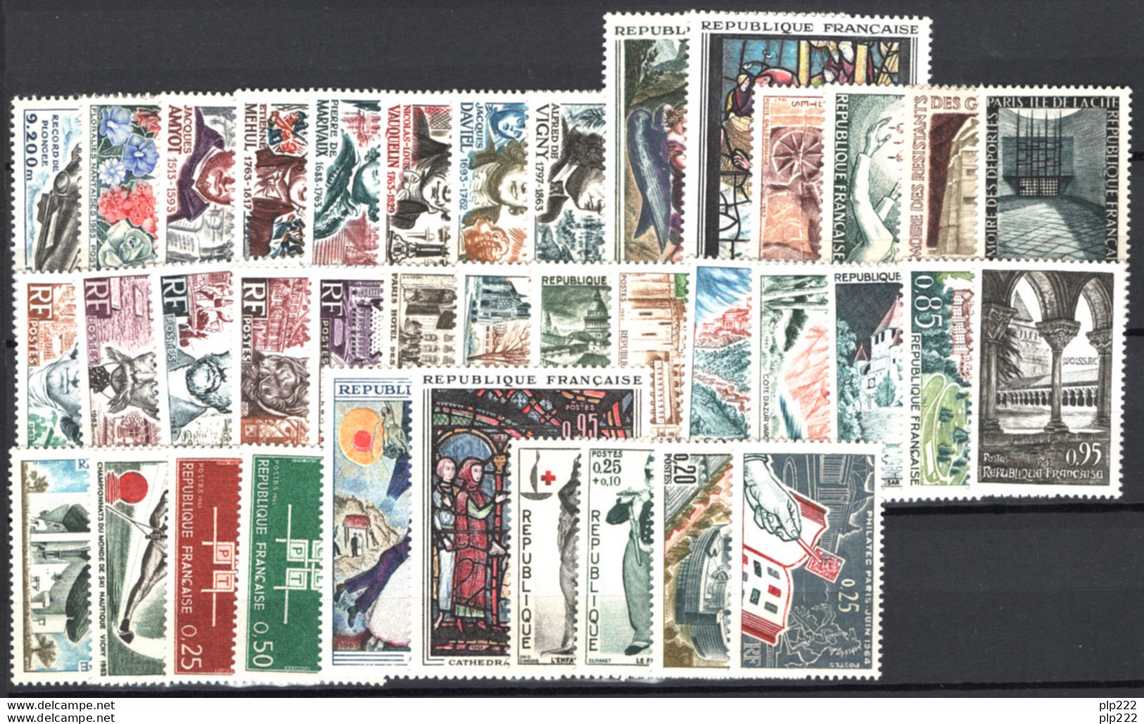 Francia 1959/65 Periodo Completo / Complete Period **/MNH VF/F - 1960-1969