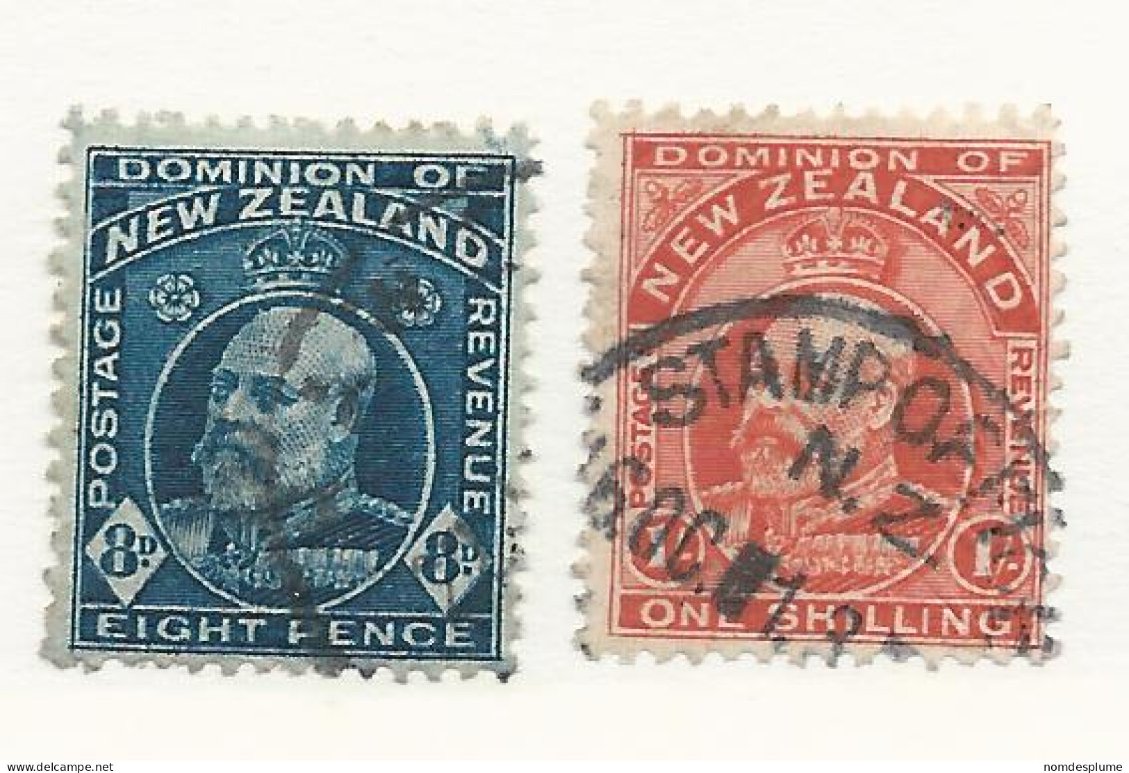 25951) New Zealand 1909 - Usados