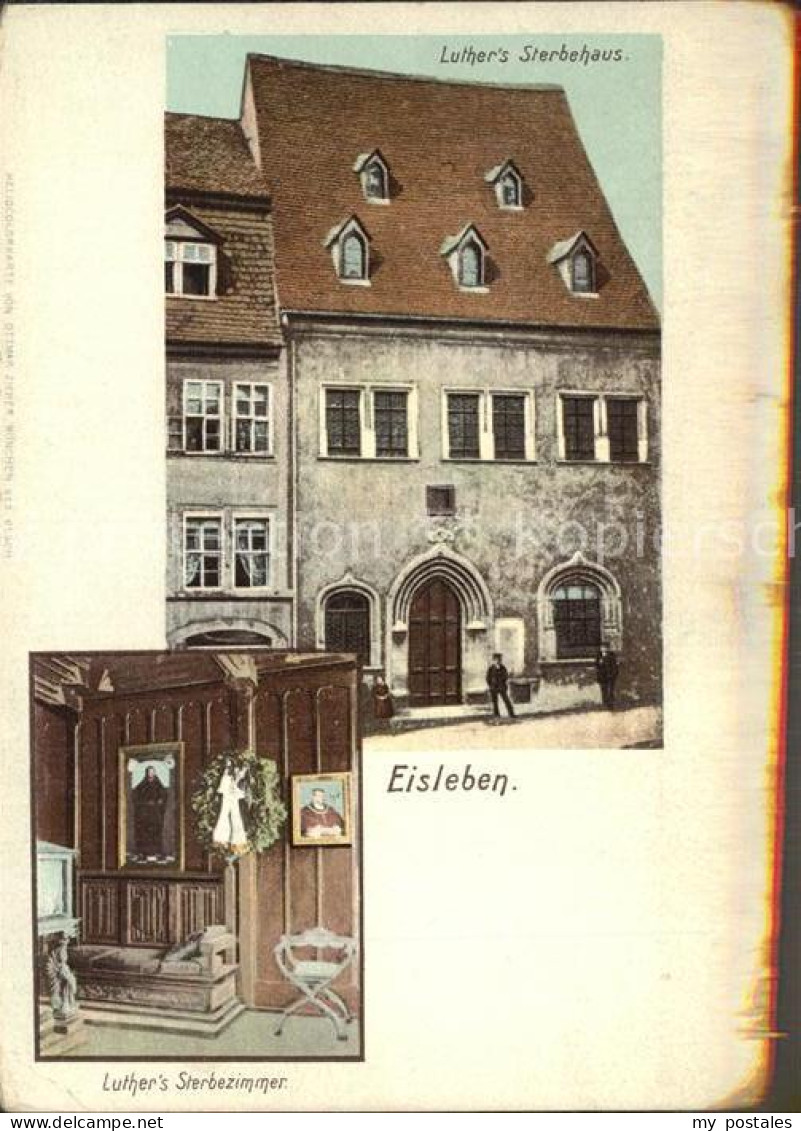 42405695 Eisleben Luthers Sterbehaus Sterbezimmer Lutherstadt Eisleben - Eisleben