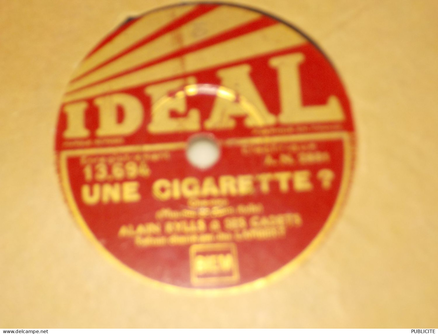 DISQUE 78 TOURS ONE STOP ET FOX TROT DE REY CHARRYS CHANTE PAR JAN LAMBERT 1937 - 78 Rpm - Schellackplatten