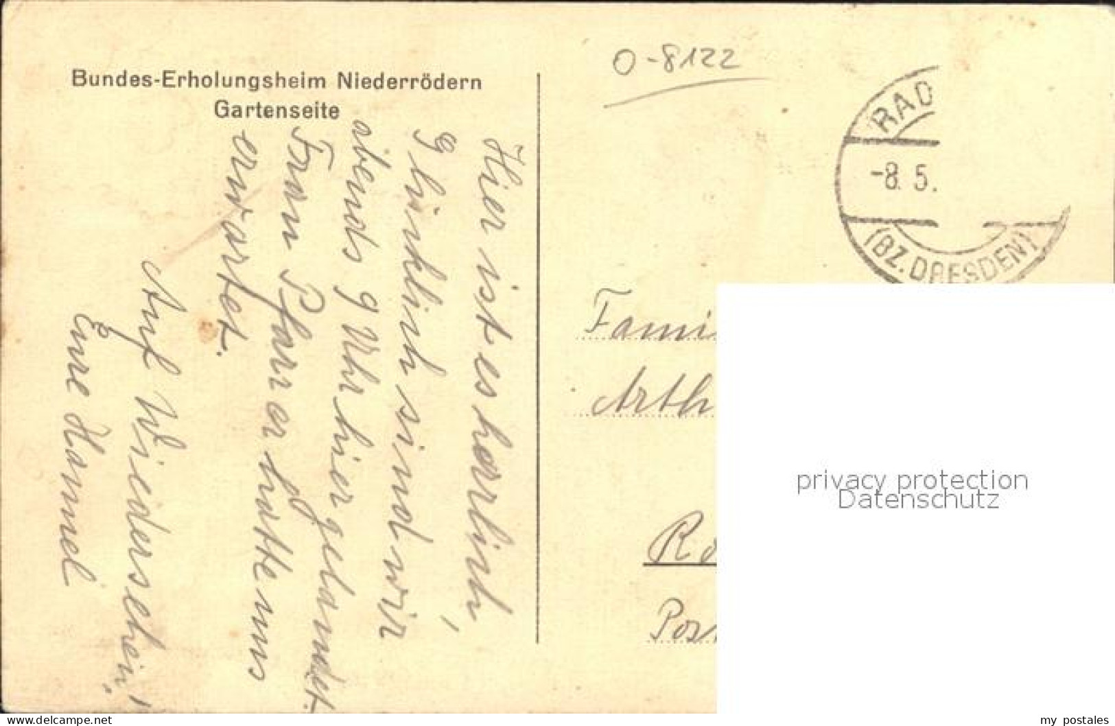 42404357 Niederroedern Radeburg Bundeserholungsheim Niederroedern Radeburg - Volkersdorf
