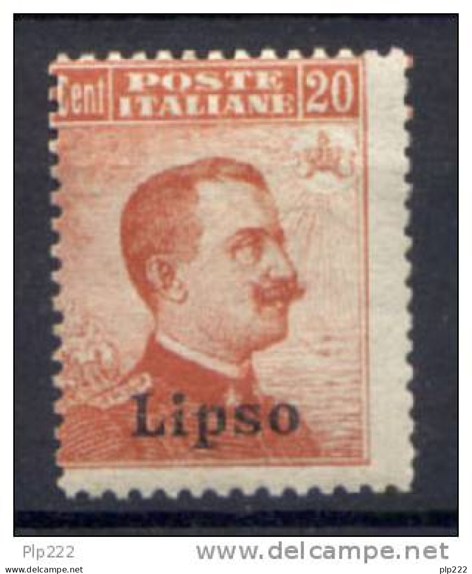 Egeo Lipso 1917 Sass.9 */MH VF/F - Ägäis (Lipso)