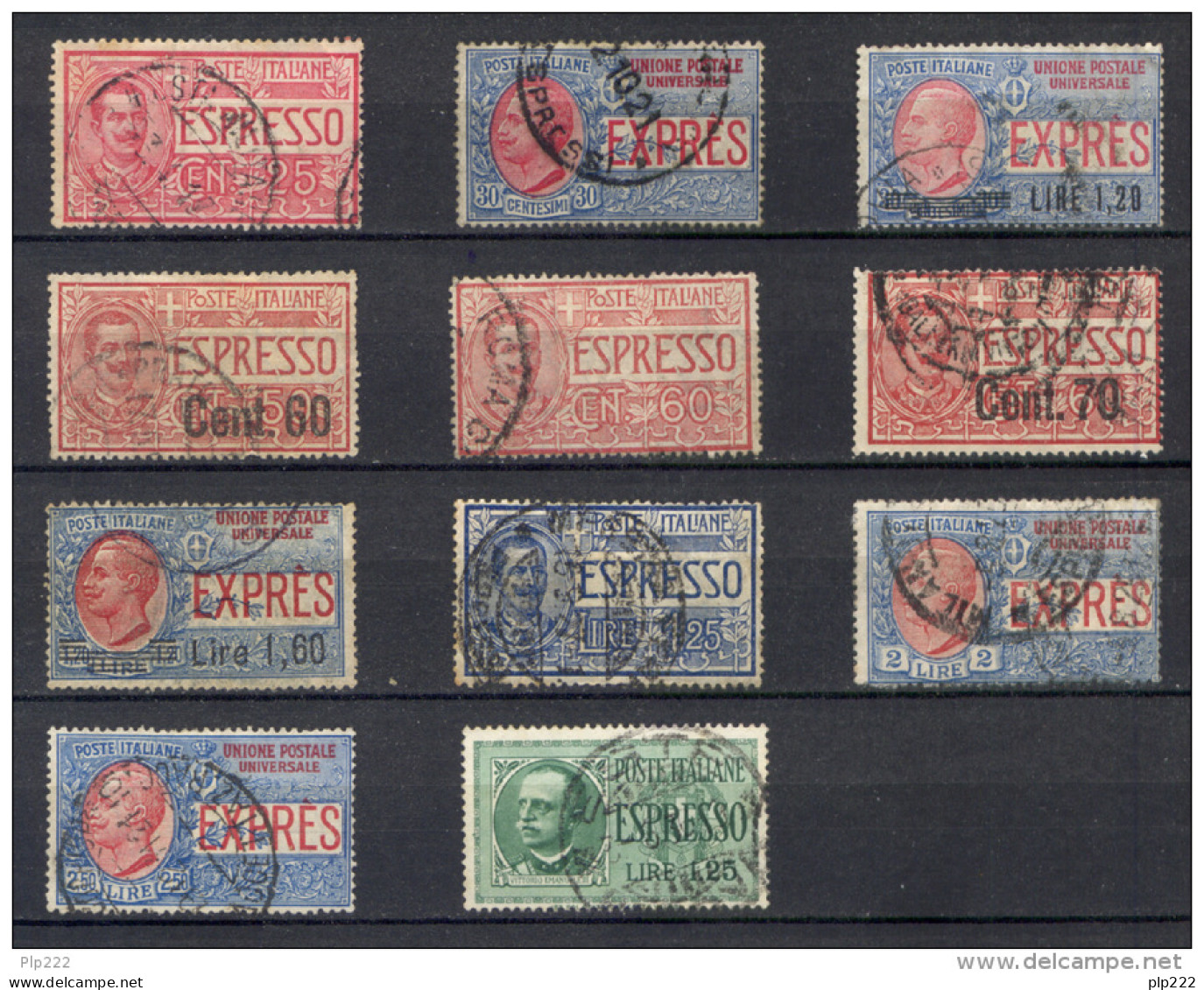 Italia Regno 1903/26 Espressi 11 Valori Usati/Used VF/F - Express Mail