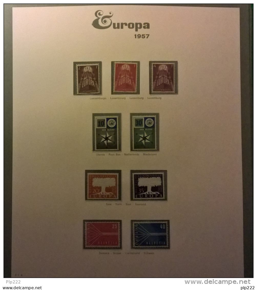 Europa CEPT  Collezione 1956/71 Completa **/MNH VF Su Album Bolaffi - Colecciones