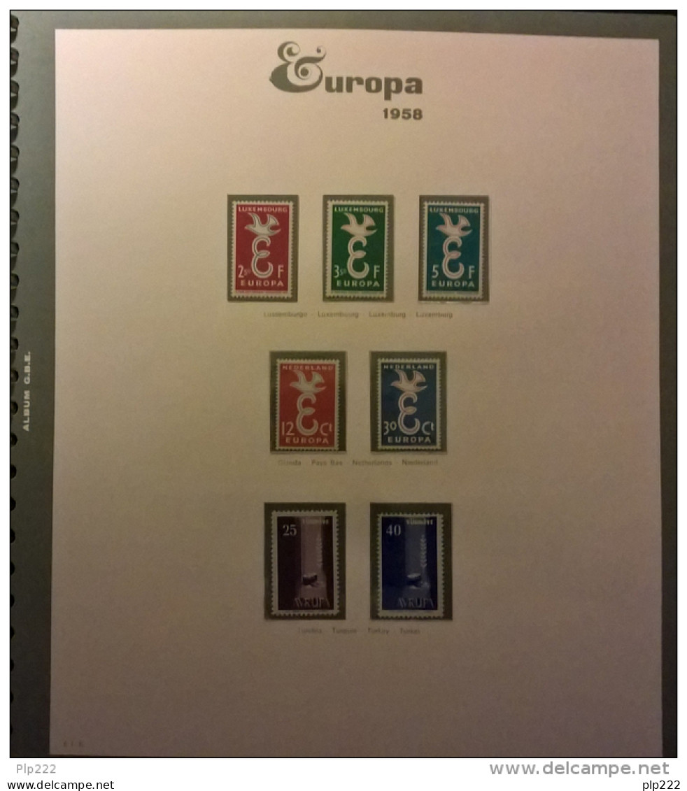 Europa CEPT  Collezione 1956/71 Completa **/MNH VF su Album Bolaffi