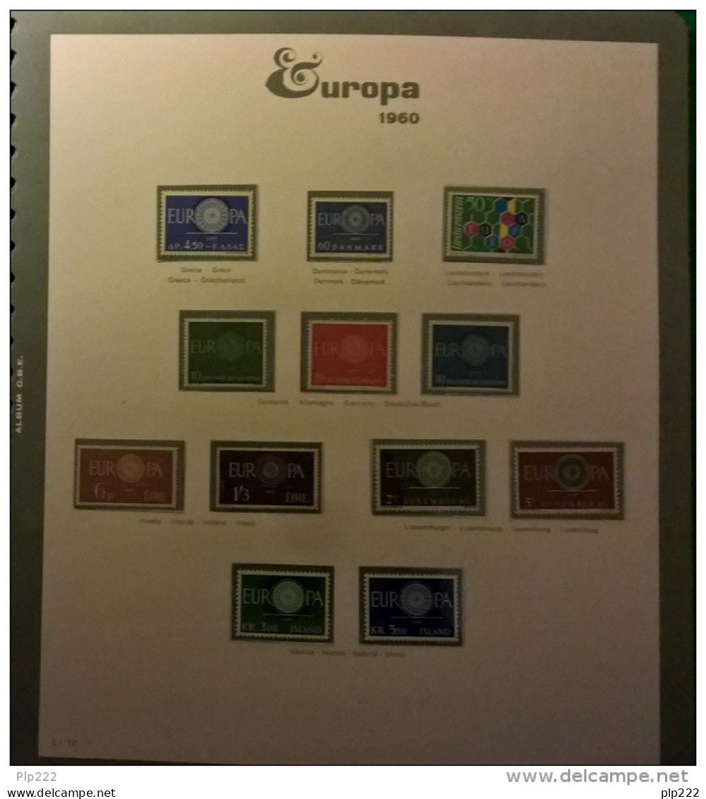 Europa CEPT  Collezione 1956/71 Completa **/MNH VF su Album Bolaffi