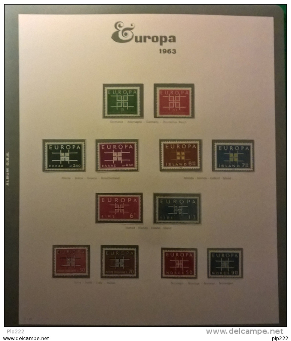 Europa CEPT  Collezione 1956/71 Completa **/MNH VF su Album Bolaffi