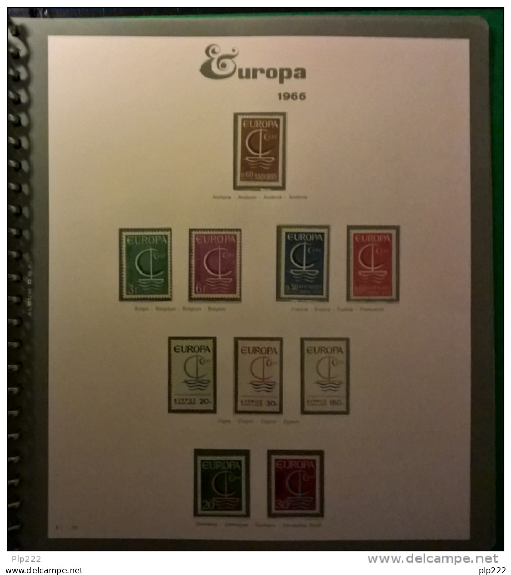 Europa CEPT  Collezione 1956/71 Completa **/MNH VF su Album Bolaffi