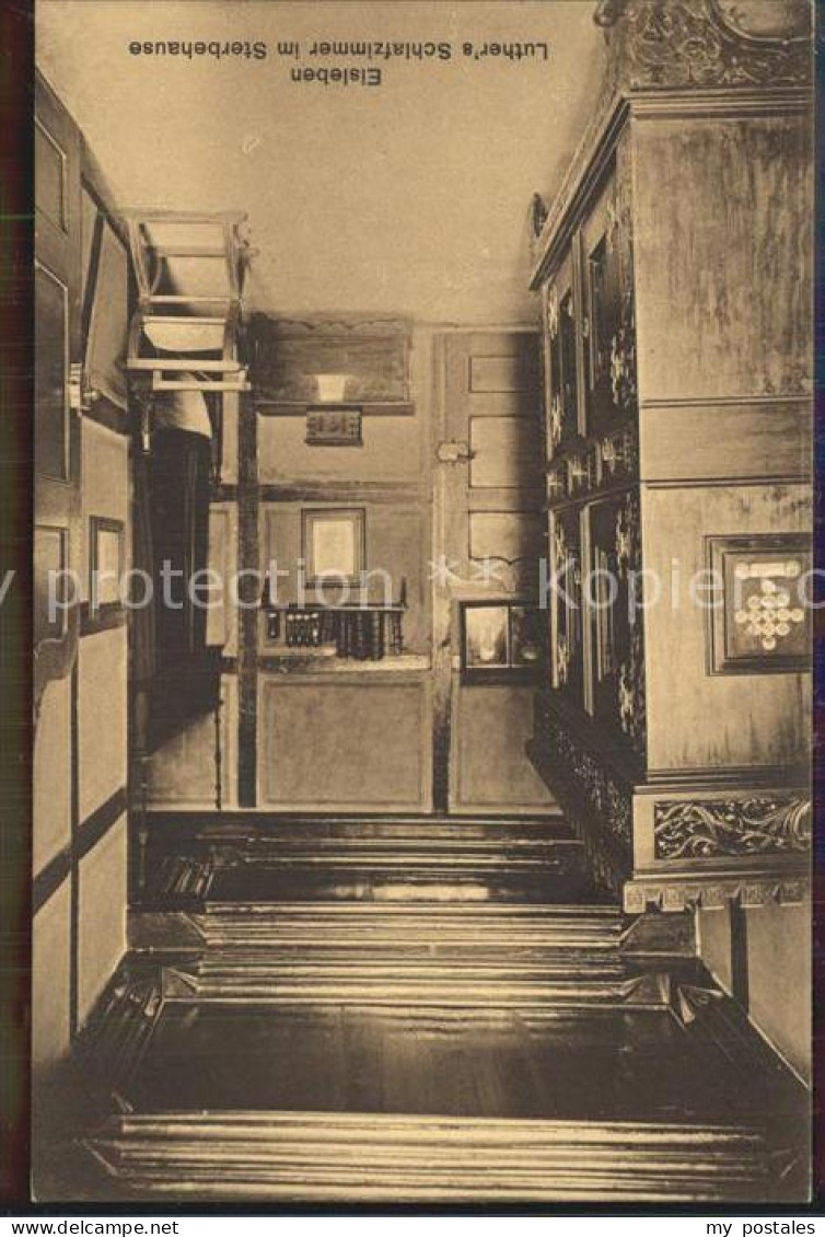 42402957 Eisleben Luthers Schlafzimmer Im Sterbehaus Lutherstadt Eisleben - Eisleben