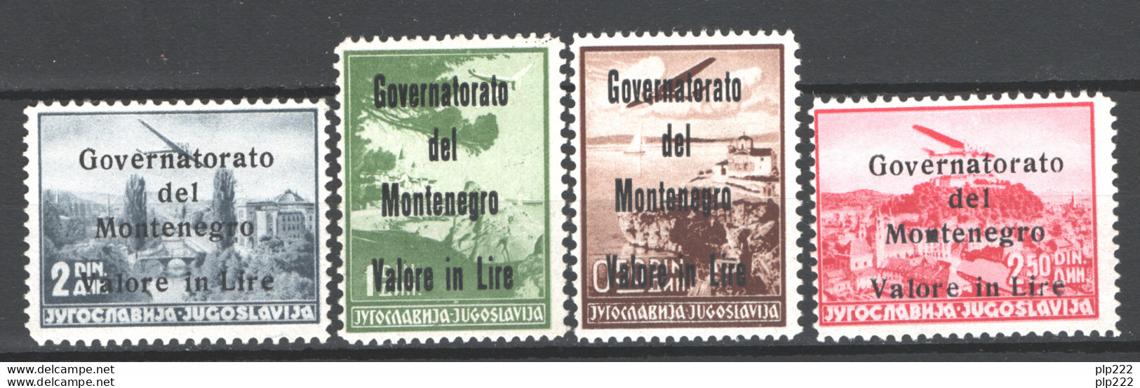 Montenegro 1942 Sass.A10/13 **/MNH VF/F - Montenegro