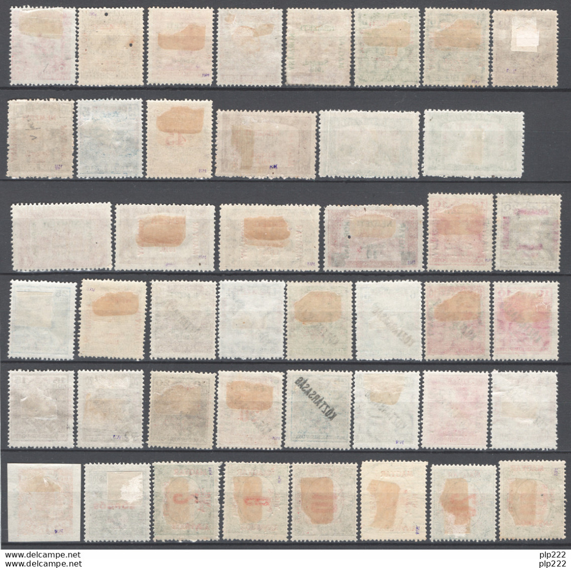 Ungheria Szeged 1919 Collezione Avanzata / Advanced Collection 44 Val. */MH VF/F - Local Post Stamps