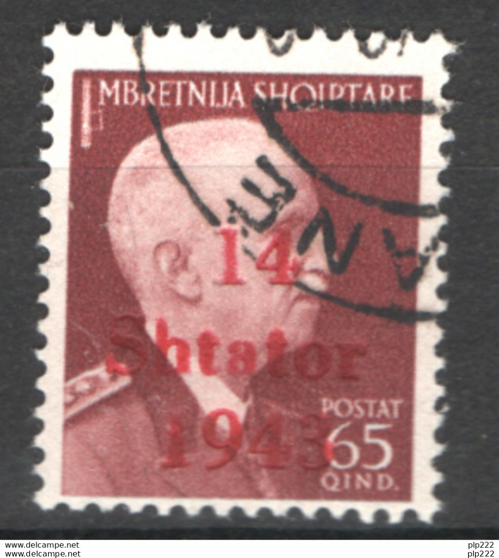 Albania1943 Sass.10 O/Used VF/F - German Occ.: Albania