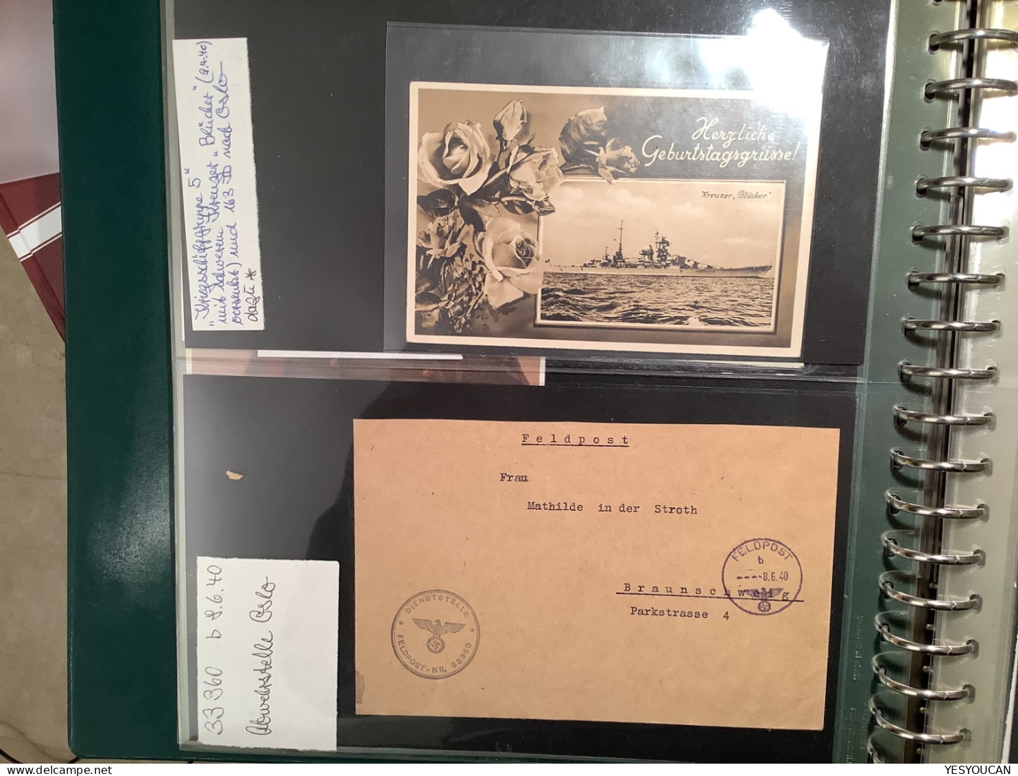 GERMAN FIELD POST IN NORWAY 1940-45 Collection ~70+ Feldpost Cover (Narvik WW2 War Guerre 1939 Norwegen Zensur Brief - Storia Postale