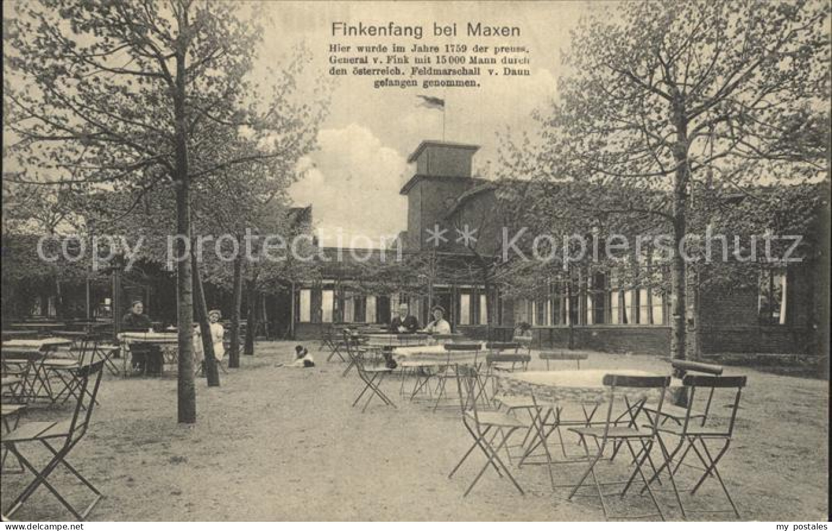 42397404 Maxen Finkengang Gaststaette Restaurant Gefecht Von Maxen 18. Jhdt. Max - Maxen