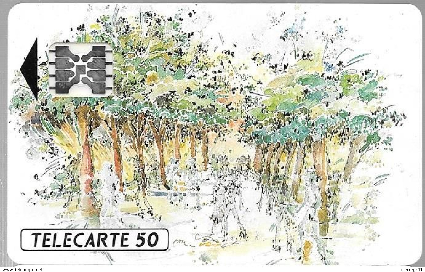 CARTE-PUCE-PRIVEE-D-50U-D489-Sc5 Ab-12/90--A.I.R.C.T-M.Letourmy-1000Ex-V° 5Imp 21944-Neuve-TBE/LUXE - Privadas