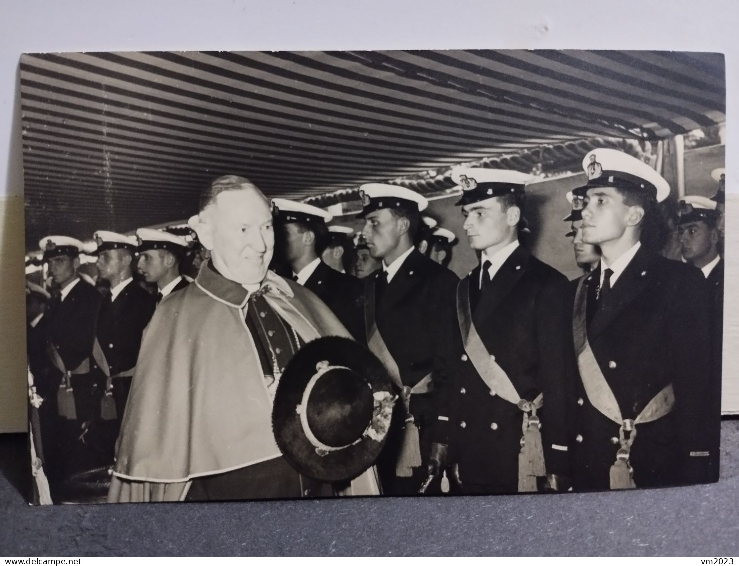 1956 Photo Australia SYDNEY Visit Of The Australian Cardinal On Board The Cruiser Montecuccoli - Oceanía