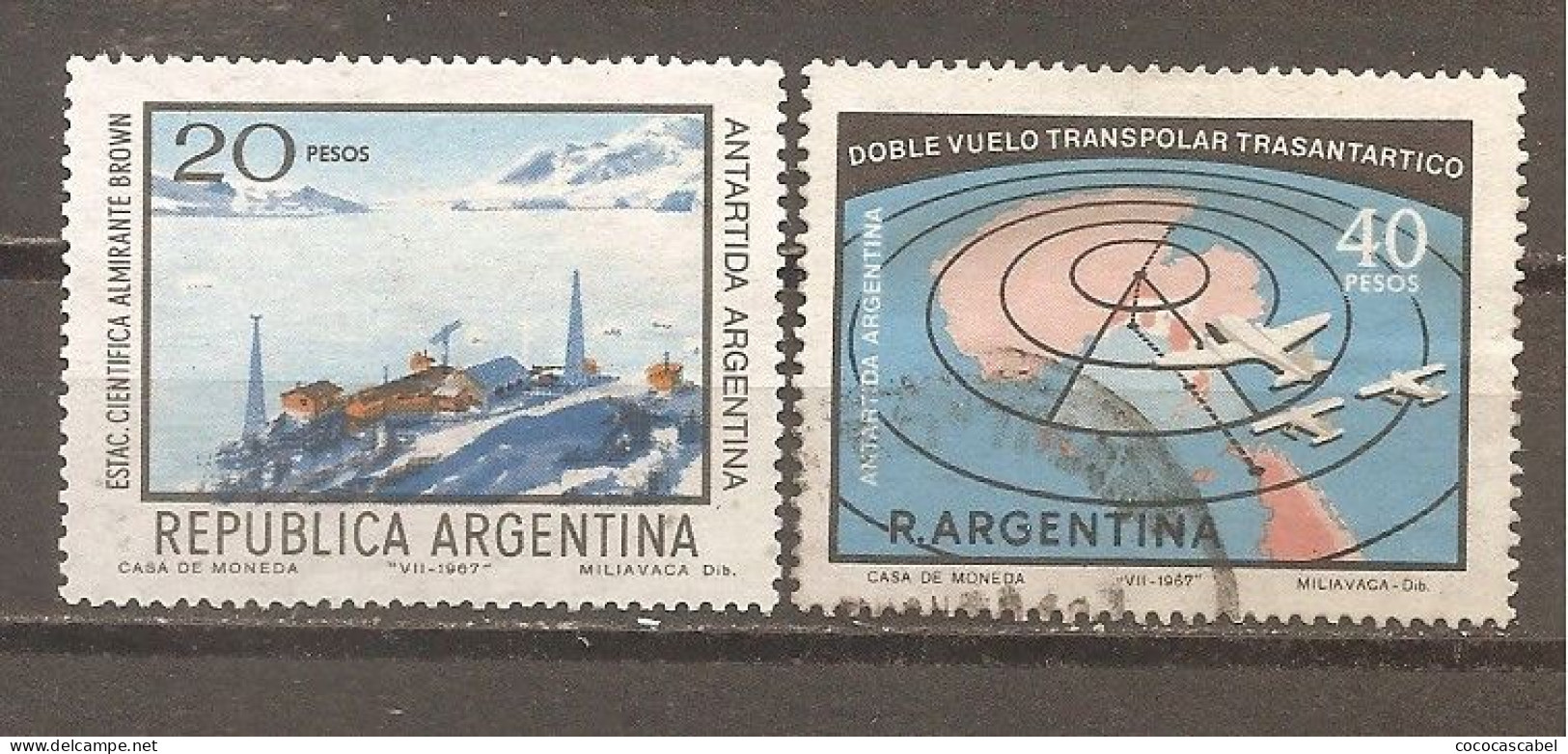 Argentina. Nº Yvert  807-08 (usado) (o) - Oblitérés