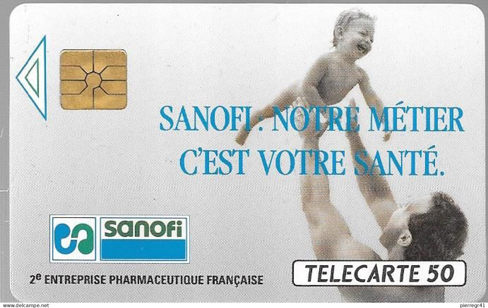 CARTE-PRIVEE-12/1990-D344B-GEMA-SANOFI-Double Fleche-V°Série B0B732-7500Ex-Neuve-TBE/LUXE - Telefoonkaarten Voor Particulieren