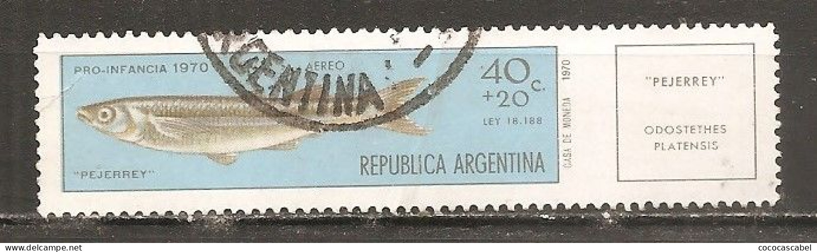 Argentina. Nº Yvert  Aéreo 137 (usado) (o) (pliegue) - Luftpost