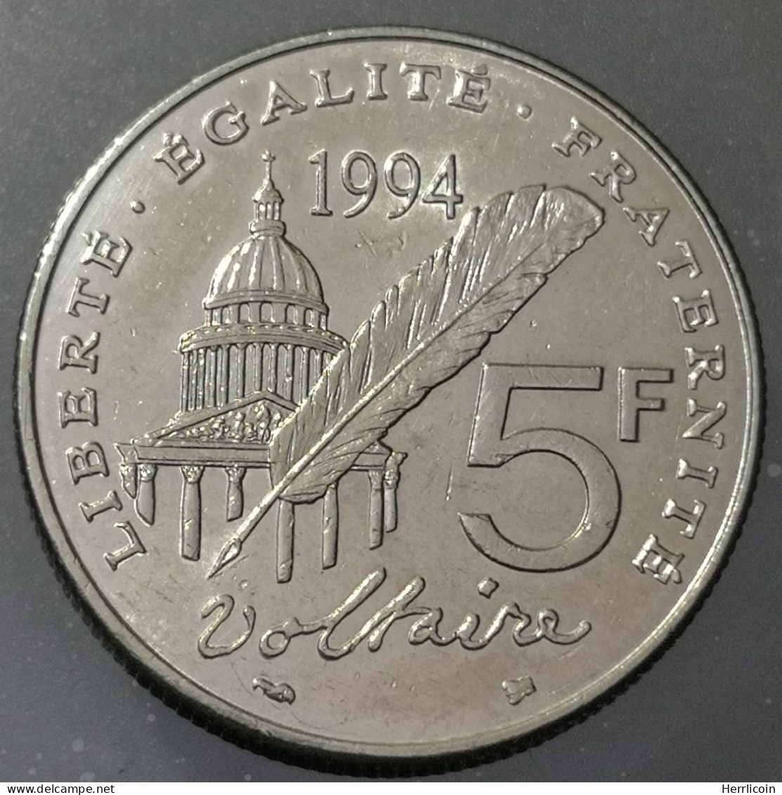 Monnaie France - 1994 - 5 Francs Voltaire - Commémoratives