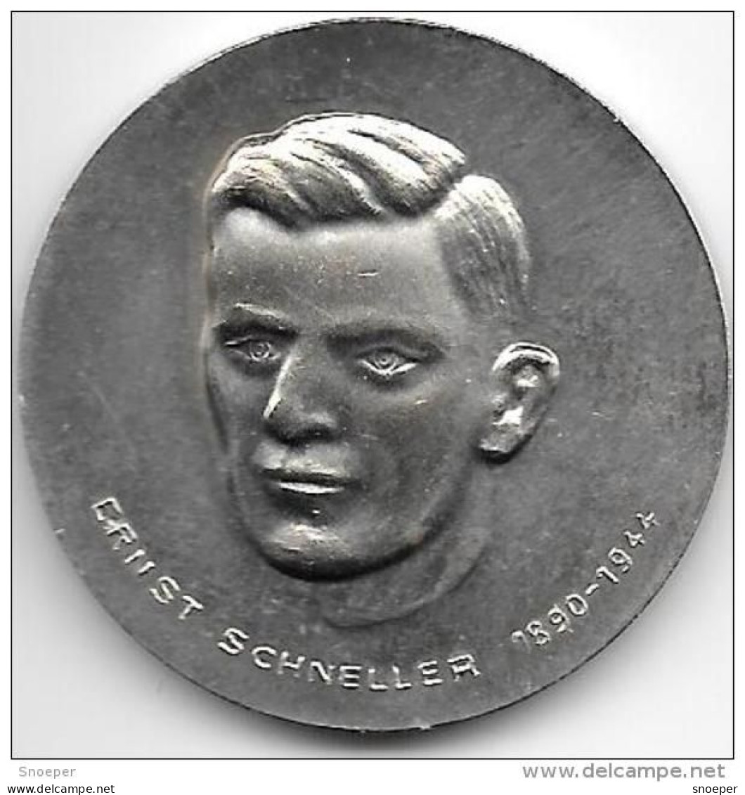 DDR Medaille Ernst Schneller 1890-1944 - Andere & Zonder Classificatie