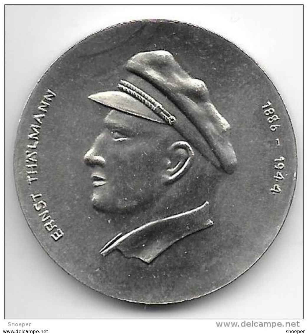 *DDR Medaille Ernst Thalmann1886-1944 - Andere & Zonder Classificatie