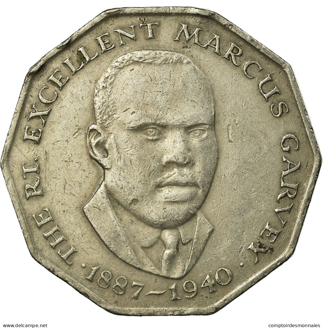 Monnaie, Jamaica, Elizabeth II, 50 Cents, 1975, TTB, Copper-nickel, KM:65 - Jamaique