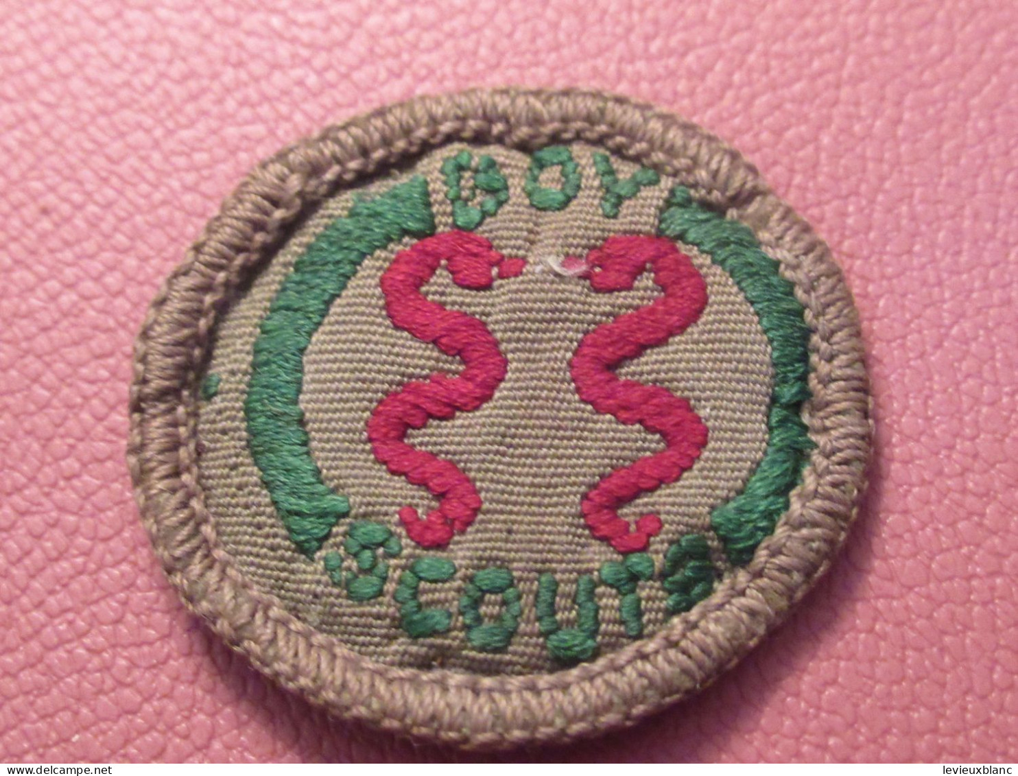 Scoutisme Canada/ Ecusson  Tissu/ Insigne De Mérite/2 Serpents Face à Face /année 1940-1960                  ET590 - Pfadfinder-Bewegung