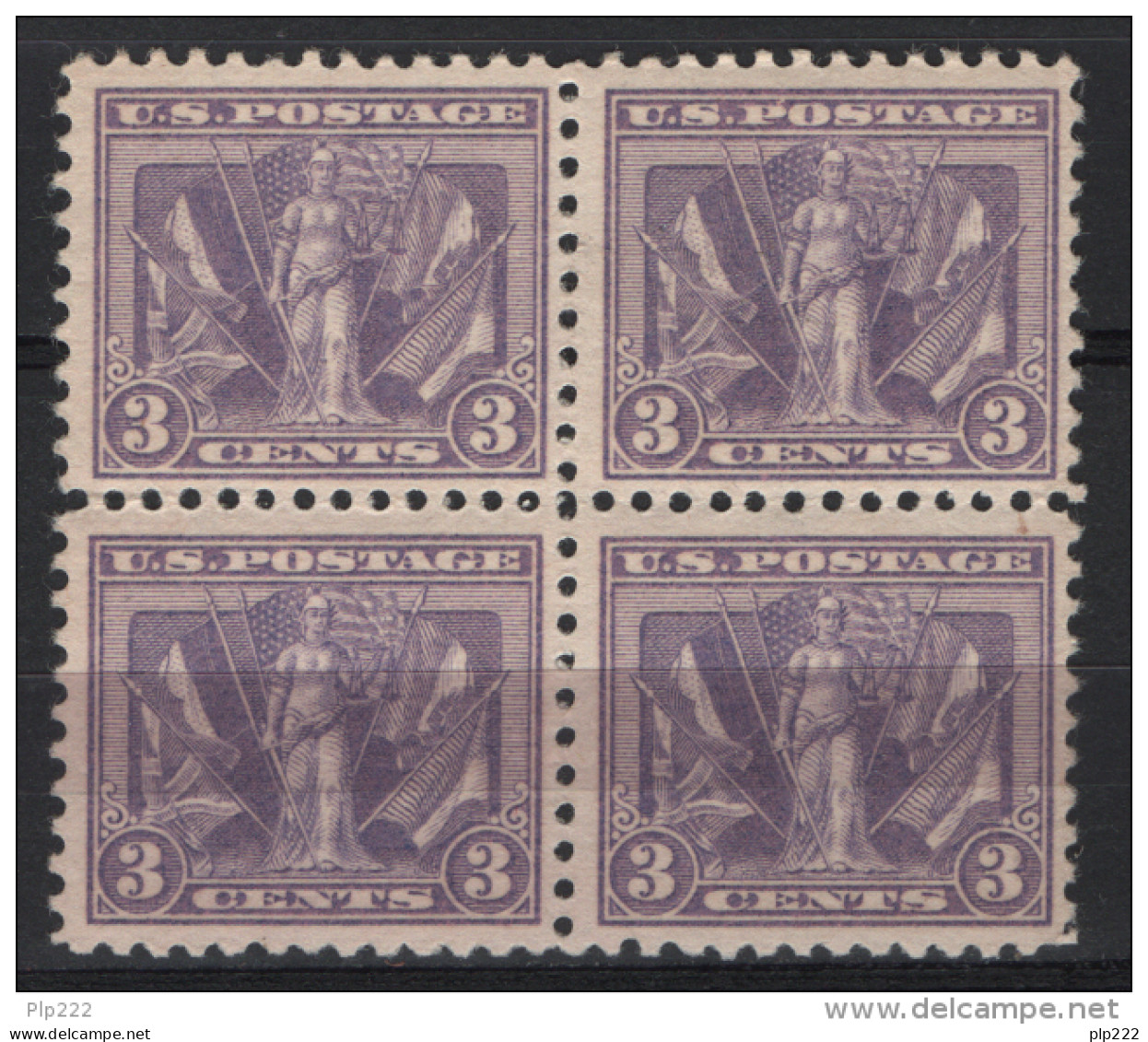 Stati Unitii 1919 Unif.357 Block Of 4 **/MNH VF/F - ...-1940