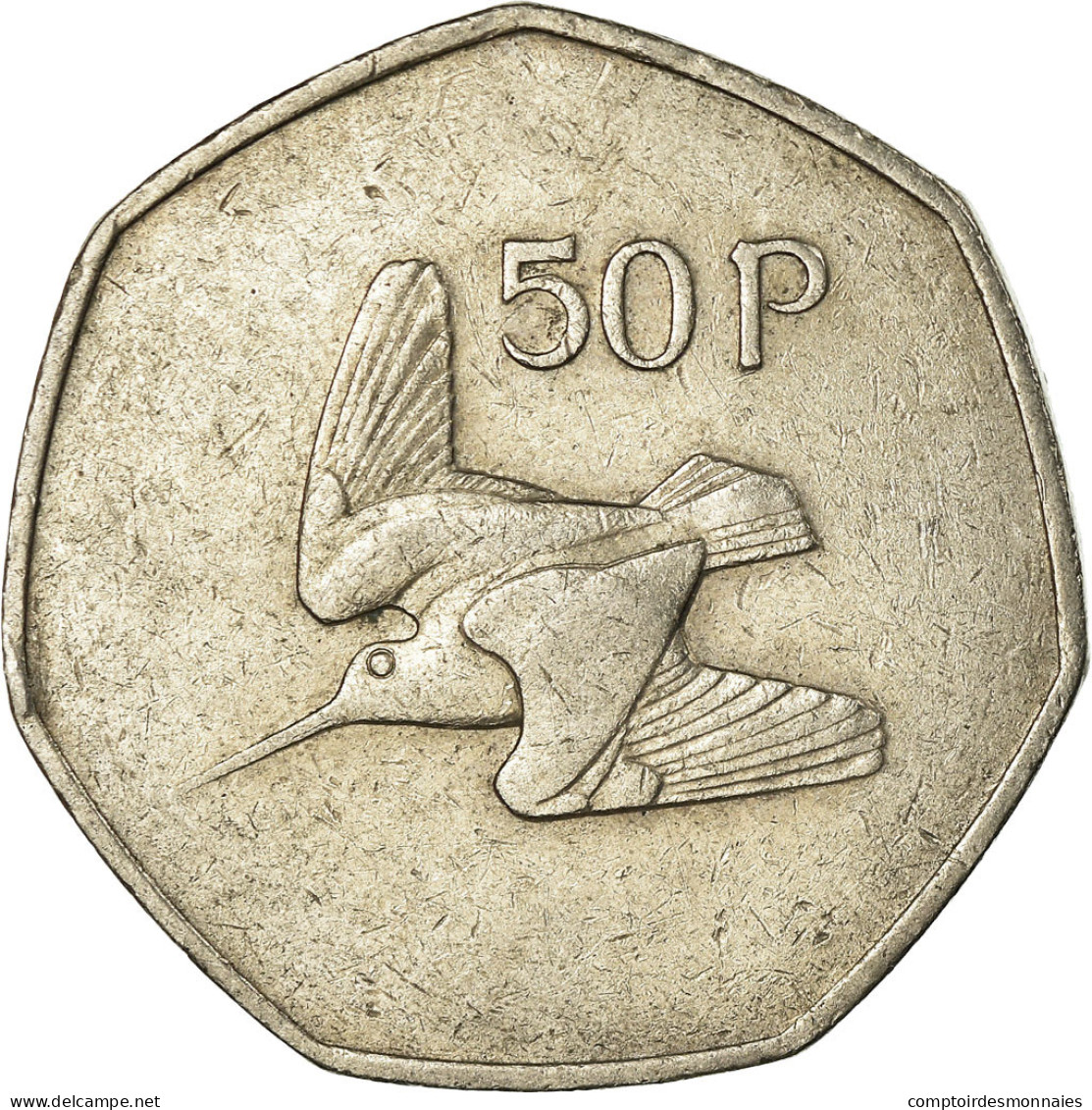 Monnaie, IRELAND REPUBLIC, 50 Pence, 1981, TTB, Copper-nickel, KM:24 - Irland