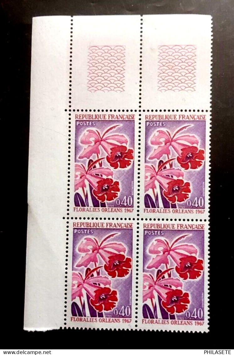 France 1 Bloc De 4 Timbres  Neuf**  YV N° 1528 Floralies Orléans - Feuilles Complètes