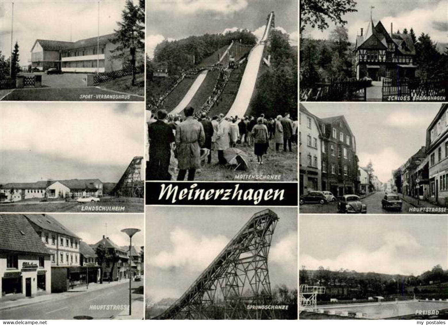 73904850 Meinerzhagen Skisprungschanze Mattenschanze Schloss Hauptstrasse Freiba - Meinerzhagen