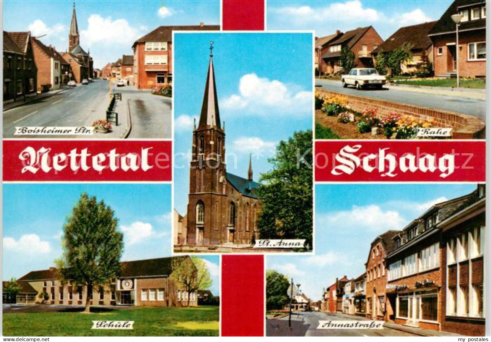 73866065 Schaag Nettetal Boisheimer Strasse Rahe St Anna Kirche Schule Annastras - Nettetal