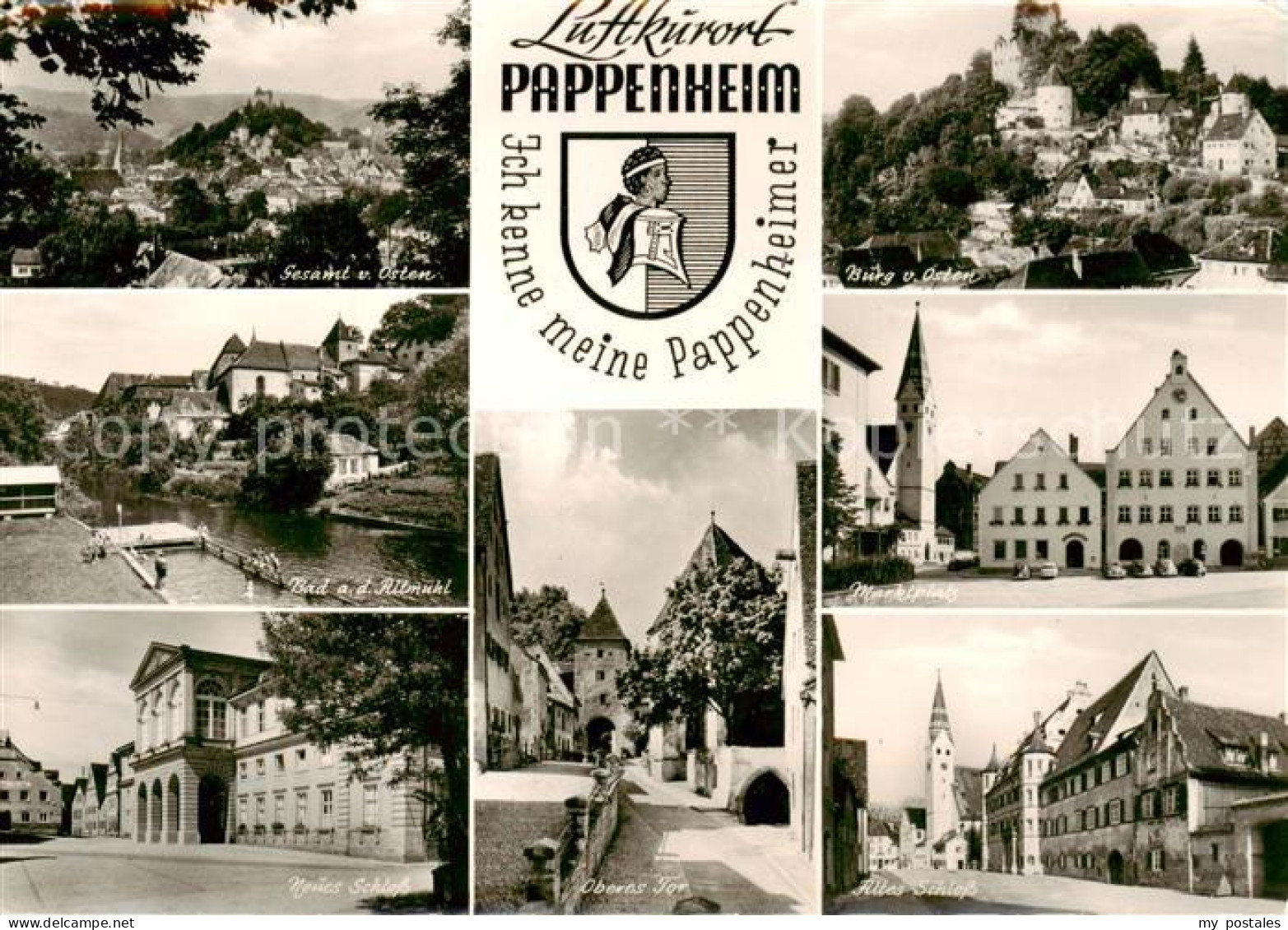 73865948 Pappenheim Mittelfranken Gesamtansicht Burgruine Bad An Der Altmuehl Sc - Pappenheim