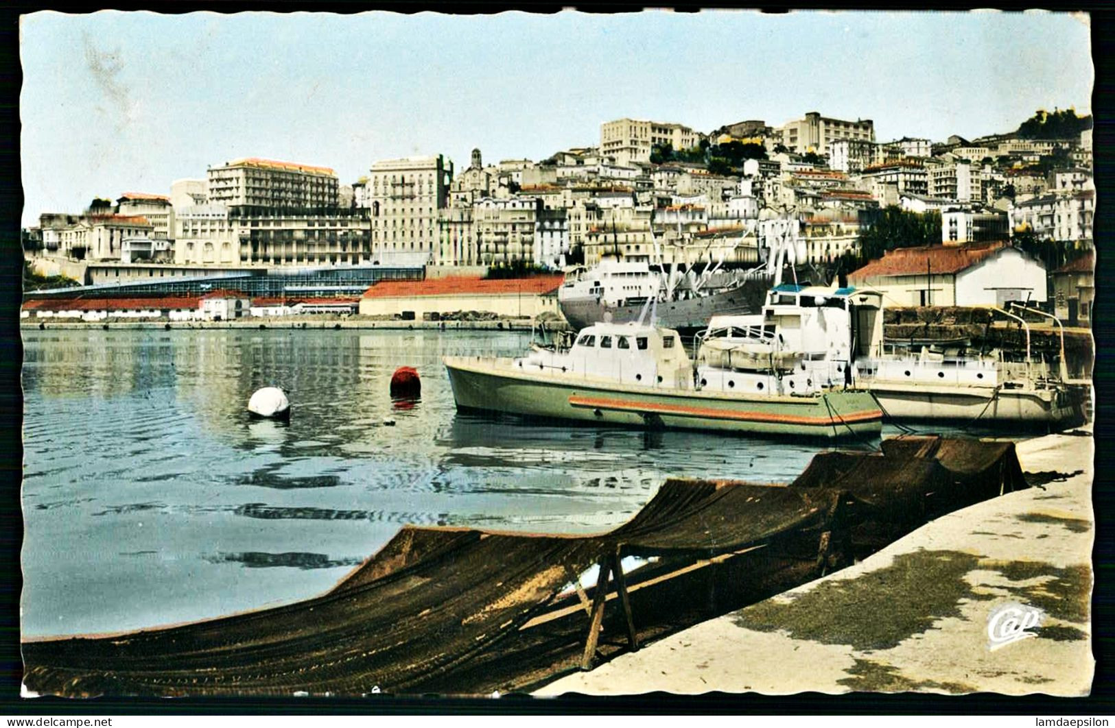 A65  ALGERIE CPA  BOUGIE - VUE SUR LE PORT - Collections & Lots