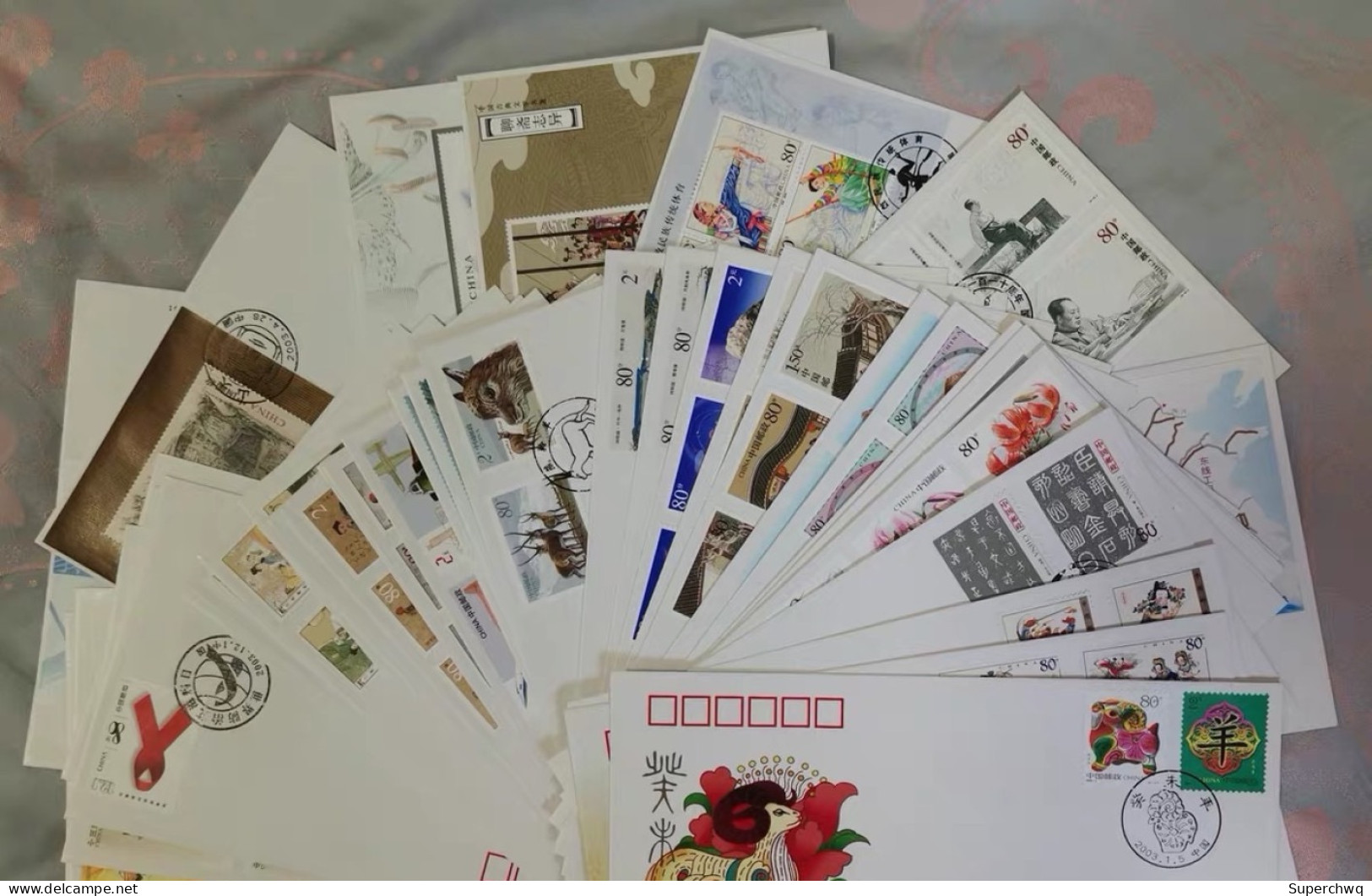 China 2003，China National Philatelic Corporation First Day Cover，all FDC issue In 2003,40 FDCs - 2010-2019