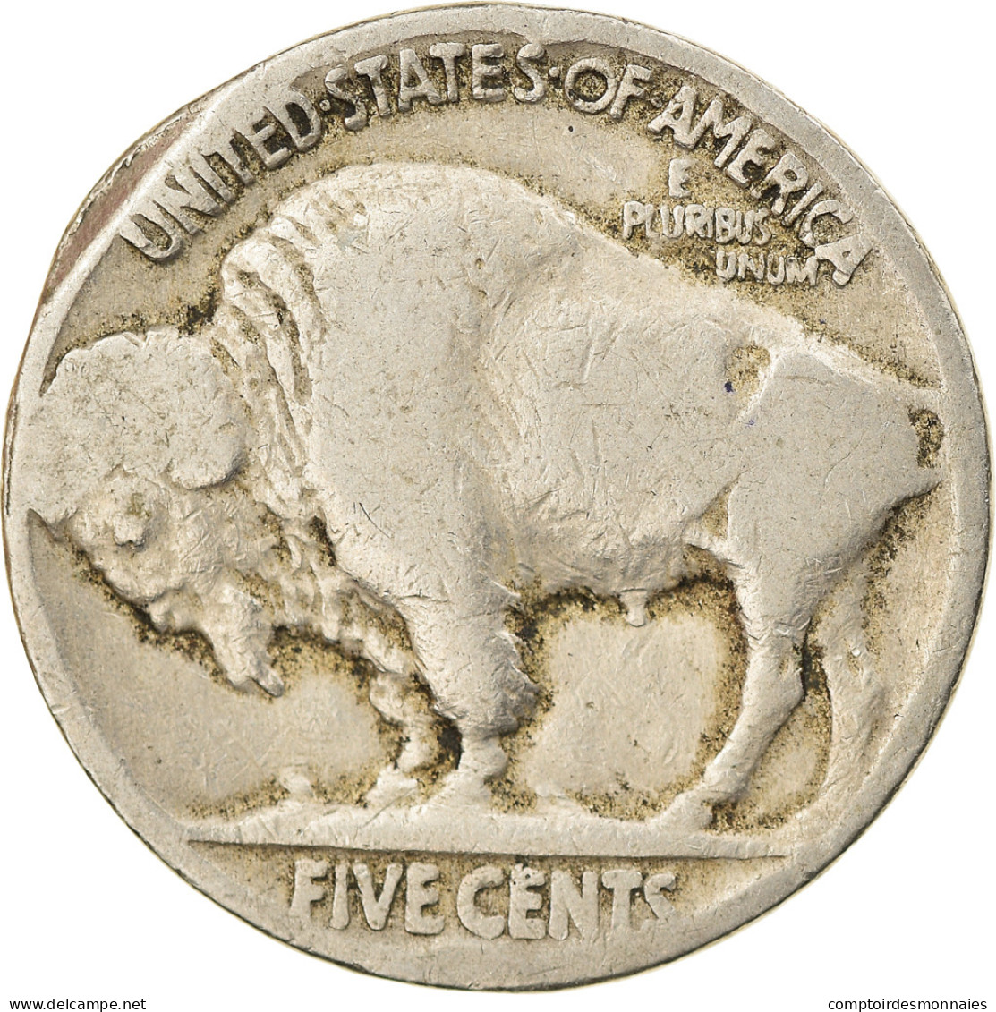 Monnaie, États-Unis, Buffalo Nickel, 5 Cents, Date Incertaine, U.S. Mint - 1913-1938: Buffalo