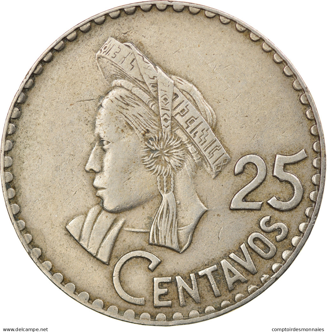 Monnaie, Guatemala, 25 Centavos, 1967, TTB, Copper-nickel, KM:269 - Guatemala